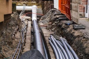 كشف الأنابيب والكابلات