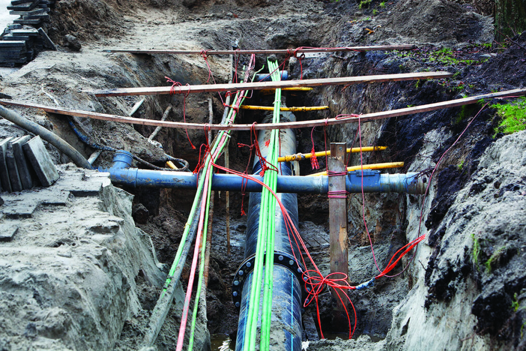 كشف الكابلات المدفونة