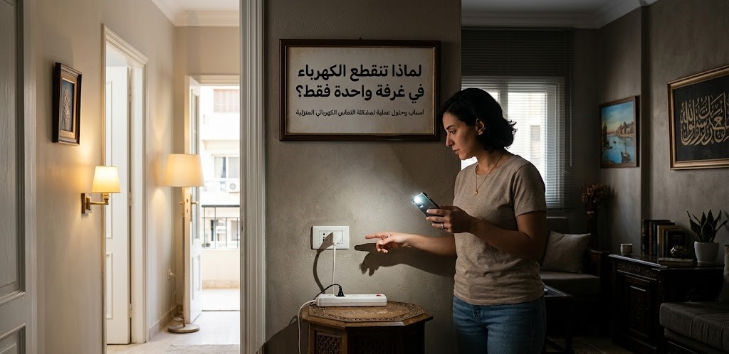 انقطاع الكهرباء في غرفة واحدة