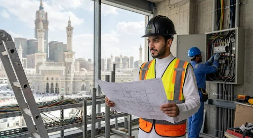 مهندس كهربائي مكه