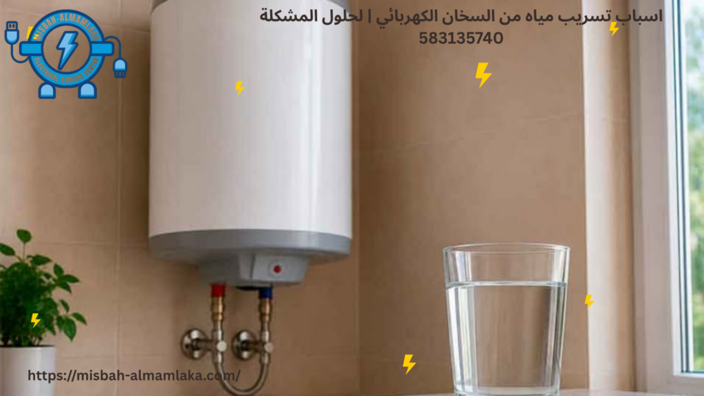 تسريب مياه من السخان الكهربائي