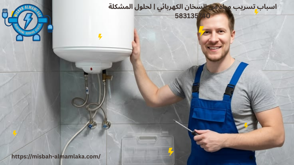 تسريب مياه من السخان الكهربائي