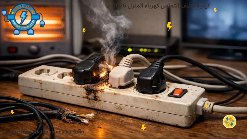 كشف التماس كهرباء المنزل