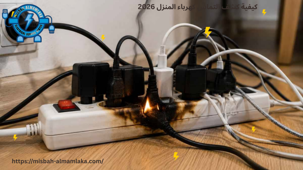 كشف التماس كهرباء المنزل