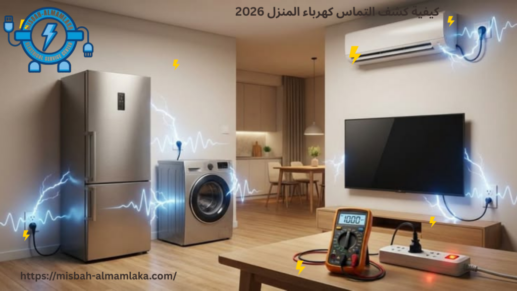 كشف التماس كهرباء المنزل