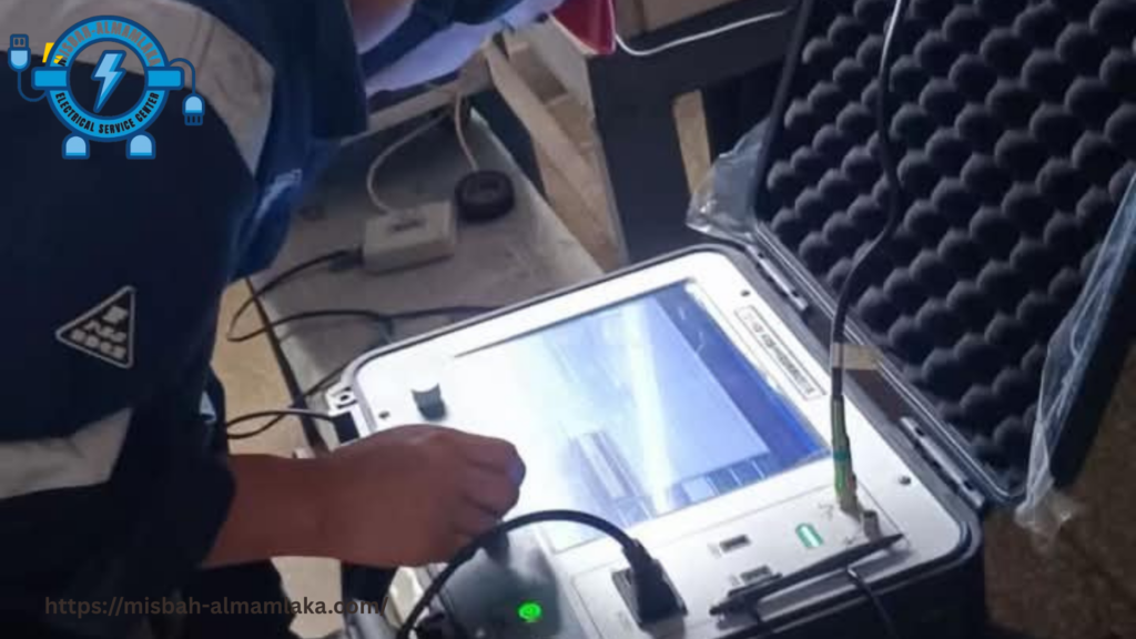 فحص التماس الكابلات